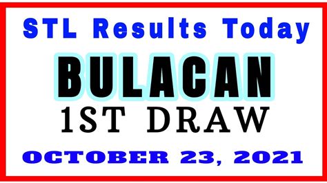 stl bulacan today result|STL RESULTS TODAY .